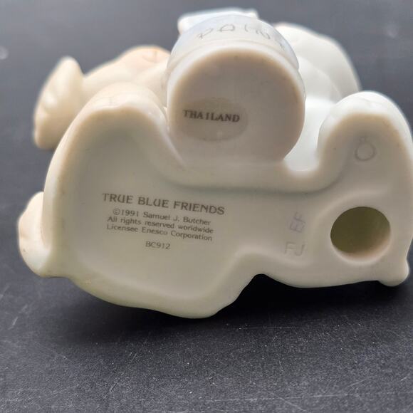 Precious Moments 1991 True Blue Friend Cat Dog Figurine - Picture 9 of 9